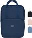 LARKSON Sac à dos Femmes & Hommes Bleu - Nr. 6 - Sac à dos de jour avec compartiment pour ordinateur portable de 16 pouces - Sacs à dos pour ville école Affaires - Sac à dos scolaire Filles Adolescents - Hydrofuge