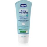 Chicco Baby Moments Tägliche Wickelcreme, Windelwechselpaste, leichte Textur für den täglichen Gebrauch, parfümfrei, dermatologisch getestet auf empfindlicher Haut, 100 ml