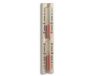 TFA Dostmann Sauna timer/wekker - waterdicht - 15 min - zandloper - berkenhout - 29 cm