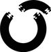 Dart Catchring Surround, Set de 4 pièces, Noir