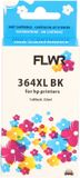 FLWR - Inktcartridge / 364XL zwart - Geschikt voor HP