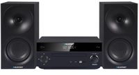 Blaupunkt MS30.02BT Micro HiFi-systeem met HDMI ARC, Bluetooth-audio, FM-radio, cd-speler, USB-poort, optische ingang, 50 W RMS, zwart