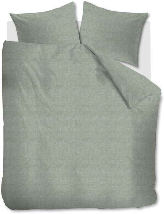 Ambiante Edo dekbedovertrek - Lits-Jumeaux - 240 x 200/220 cm - Khaki Groen