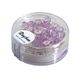 Rayher 14204308 glas geslepen parel wiel, 6x3mm, iriserend, doos 40 stuks