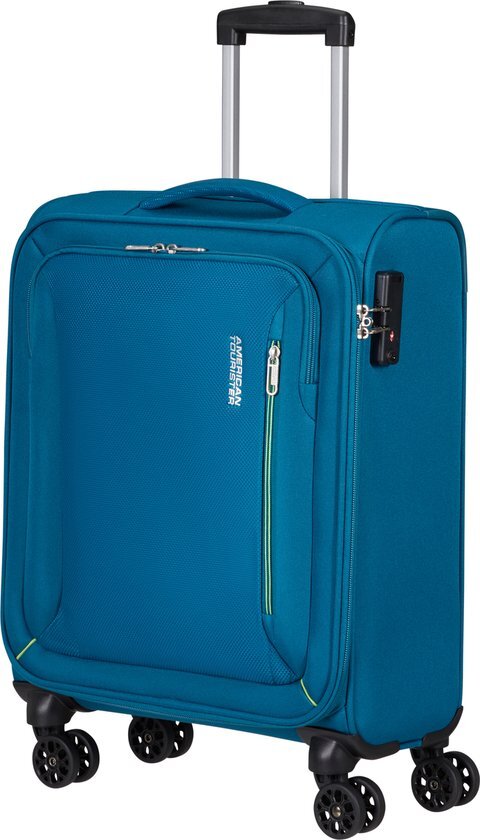 American Tourister trolley Hyperspeed 55 cm. blauw