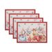 Elrene Home Fashions Botanische oogst Pompoen Engineered Table Placemats, Set van 4, 33 x 49 cm