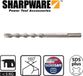 Sharpware SDS Plus Betonboor - 6 x 110mm - Spiraalboor voor Steen & Beton
