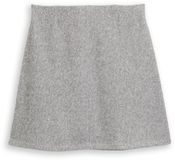 Tom Tailor - Comfortabele rok in gemêleerde look - Maat 42 - medium silver grey melange