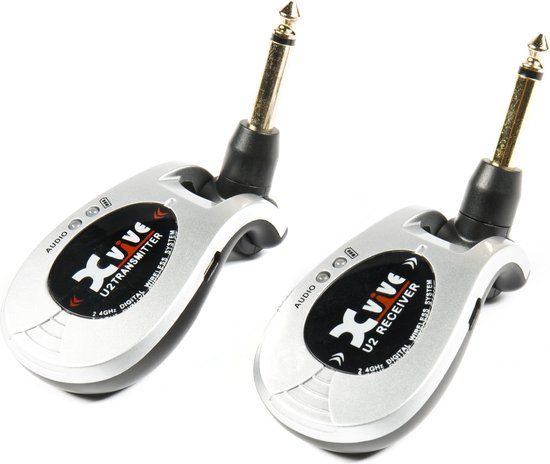 Xvive U2 Wireless System Silver - Zendsysteem voor gitaren