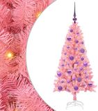 vidaXL Sapin de Noël Rose 120 cm PVC