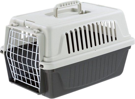 Ferplast Atlas 5 Kattenvervoersbox - Grijs - 28 x 41.5 x 24.5 cm