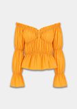 Harper & Yve ROAN-LS Dames Top Katoen M BLAZING ORANGE Lente/Zomer 2026