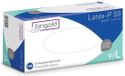 Merkloos Latex handschoenen - wit - gepoederd - 100 stuks - maat L