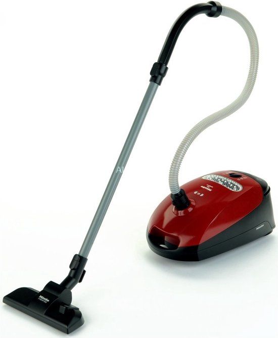 Klein Toys Miele Stofzuiger - Rood - Met Geluidseffecten - 19x35x12,5 cm - Vanaf 3 Jaar