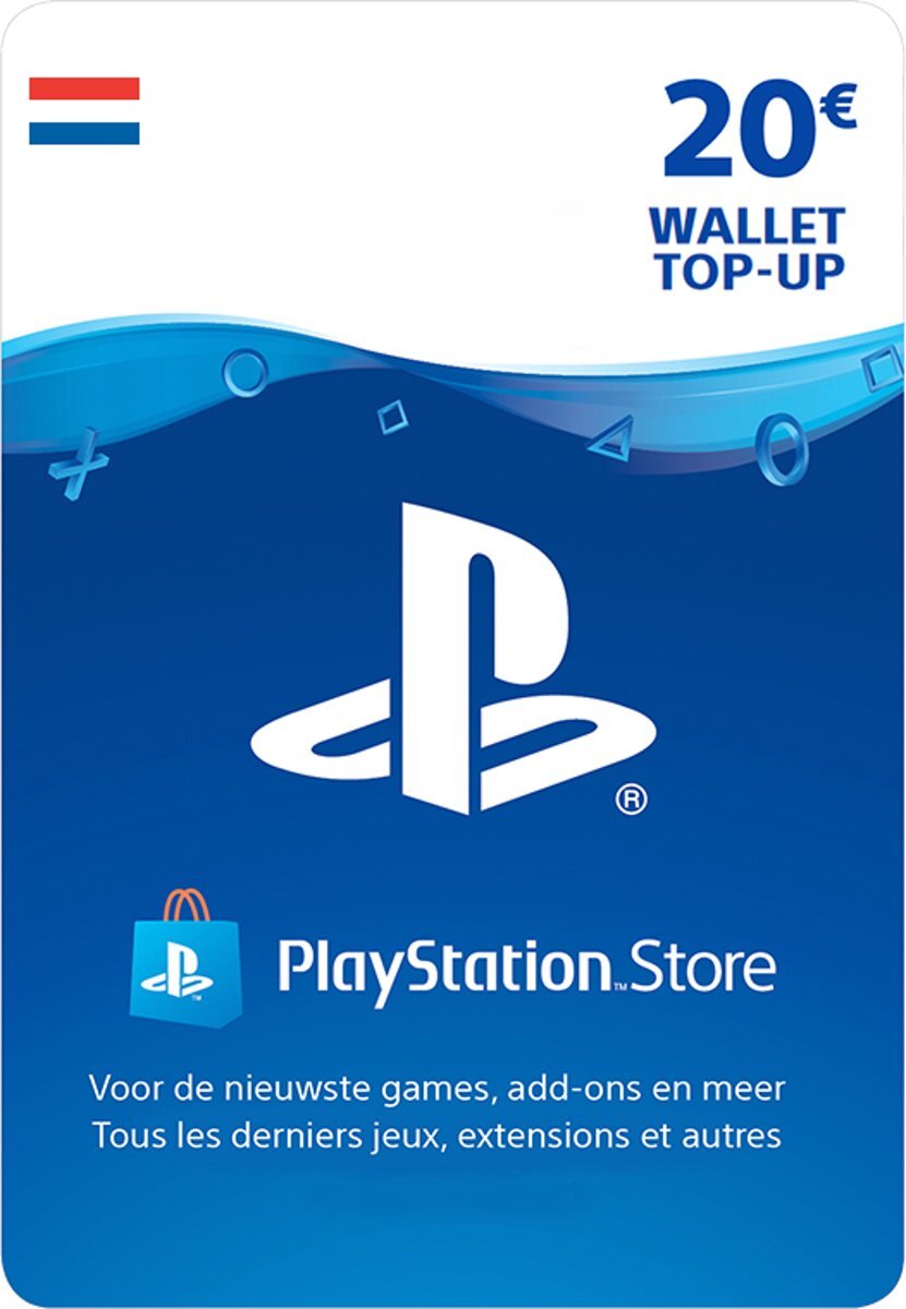 Sony digitaal 20 euro PlayStation Store tegoed - PSN Playstation Network Kaart (NL)