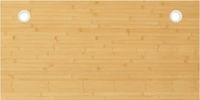 Syfax Bureaublad 100x50x4 cm bamboe