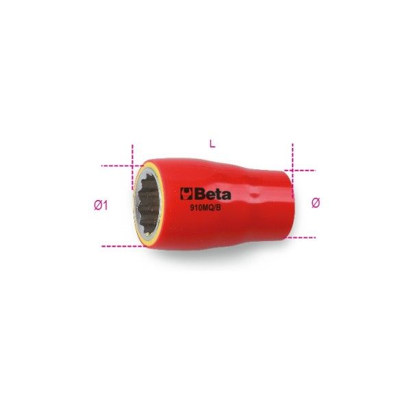 Beta 910MQ-B 11 Twaalfkant dopsleutels - 009100621