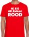 Bellatio Decorations Shoppartners Bv Ik zie helemaal rood - tekst t-shirt - rood - voor heren - verkleedkleding - kleuren fun S