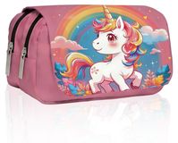 Trousse crayon dinosaure avec 3 compartiments pour enfants