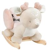 Nattou FanFan Hobbelpaard hertje - 59 cm - Schommelpaard - Baby Speelgoed - Beige