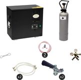 HAJUS AG Refroidisseur de bière, AS-40, 2-robinets, Refroidisseur d'eau - Tireuse à bière, Beertender, Tireuse à domicile, Refroidisseur de bière, Type A, Type G