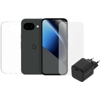 Google Pixel 10a 256GB Zwart 5G + Compleet Accessoirepakket