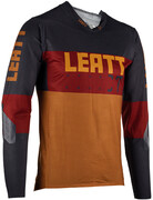 Leatt MTB Gravity 4.0 LS Jersey Men, oranje/rood