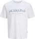 JACK&JONES JJDEVIN DAYTONA PRINT TEE SS CREW LN Homme T-shirt L Coton Blanc