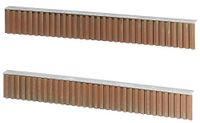 FALLER FA131012 131012 Quay Wall Painted HO Scale Building Kit Bouwset, Bruin, One Size