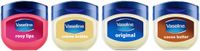 Vaseline Lip Therapy | Hydraterende Lippenbalsem | Set van 4 Rosy, Crème Brûlée, Origineel, Cacaoboter | 4 x 7g