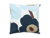 Marimekko Housse de coussin Unikko 50x50 cm Blanc-myrtille-bleu froid-brun foncé