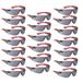 Bolle Rush+ Go Green Platinum Veiligheidsbril - Pack van 20 - Rook/Rood