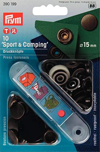 prym - Sport and Camping Brass (15 mm) Niet -SEW persbevestigingen - 1 Stuk