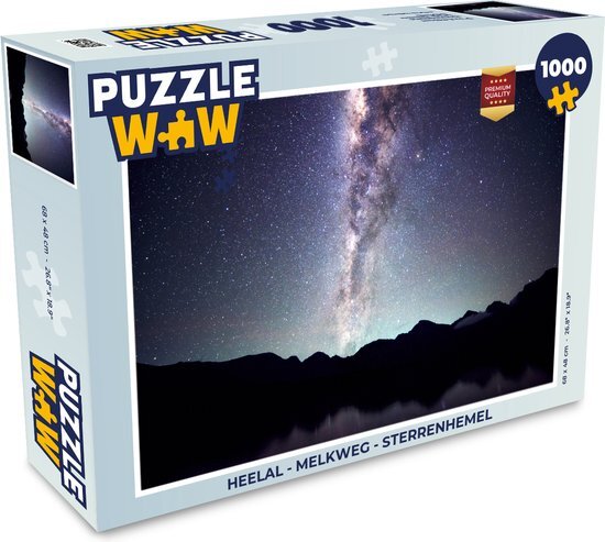 MuchoWow Puzzel Heelal - Melkweg - Sterrenhemel - Legpuzzel - Puzzel 1000 stukjes volwassenen