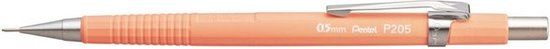Pentel Vulpotlood voor potloodstiften: 0,5 mm, pastel oranje houder 12 stuks