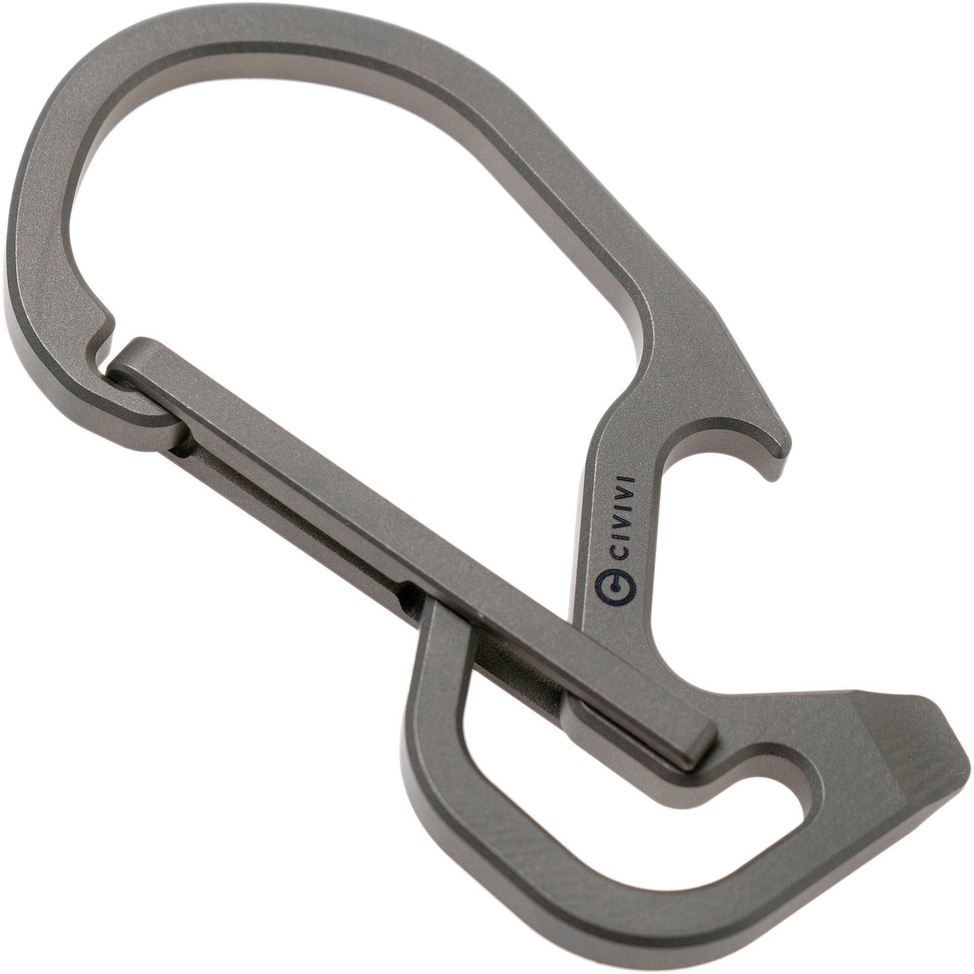 Civivi Civivi Click CA-01A Grey Carabiner, karabijnhaak-tool