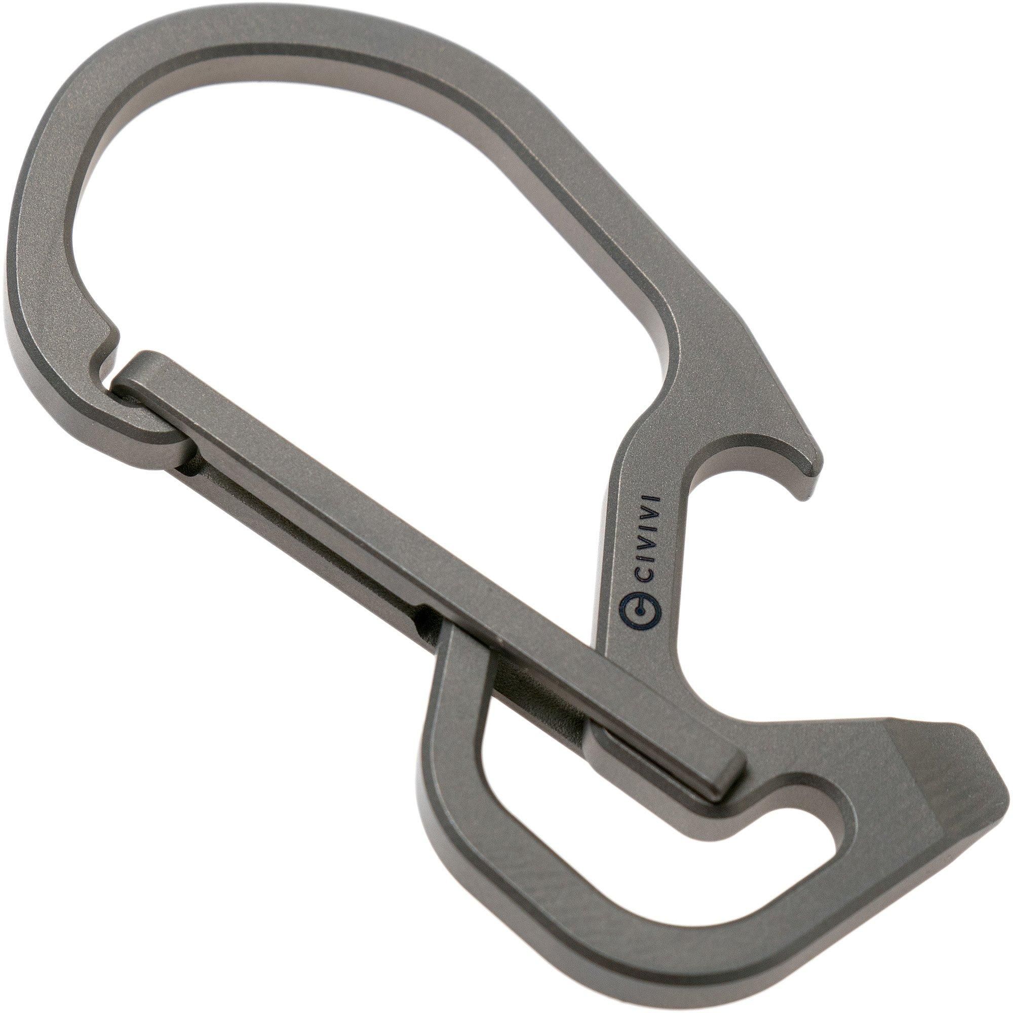 Civivi Click CA-01A Grey Carabiner - Karabijnhaak-tool