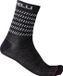 Castelli GO 15 Sock Dark Gray White L/XL