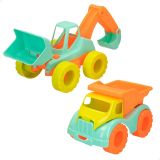 Camion-benne et pelleteuse Color Beach