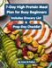 7-Day High-Protein Meal Plan for Busy Beginners: Includes Grocery List & Prep-Day Checklist