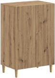 vidaXL Schoenenkast ARNHEM 59,5 x 39,5 x 90 cm Bewerkt hout