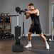 ACIRIHO Brunier Sac De Frappe Boxe Sur Pieds Punching Ball 3 En 1 Avec Ballon De Vitesse Bras Flexible Rotatif Hauteur Réglable