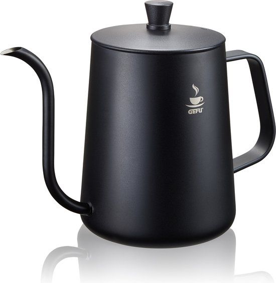 GEFU Cinero Waterketel - 0,5 L - Zwart - RVS - Vaatwasserbestendig