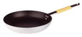 Pentole Agnelli Line Cookware System Braadpan Verzonken kop Langzaam met handvat Buis Roestvrij staal Cool, geel gevogelte