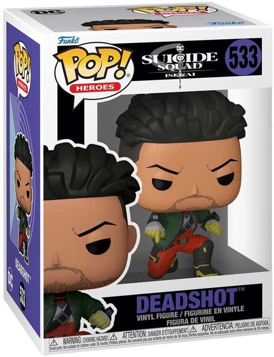 Funko POP Animation DC Suicide Squad Isekai Deadshot vinyl figuur