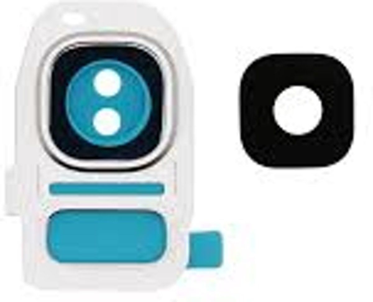 Panda - Camera Lens Cover - Wit - geschikt voor de Samsung Galaxy S7 Edge