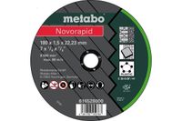 Metabo accessoires Metabo doorslijpschijf Novorapid 180x1,5x22,2 universeel recht model (25 stuks)