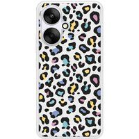 Xiaomi Redmi 13C Leopard colore Verstevigd hoesje met sublimatie bedrukking