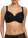 Fantasie Fusion Beugelbeha met geïntegreerde cups, volledig bedekkende beha voor dames (1 stuk), zwart.