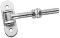 SOTECH 2 stuks 190mm Deurscharnieren met Montageplaat M16 Verstelbare Deurscharnier Deur Hardware Scharnier voor Bouw